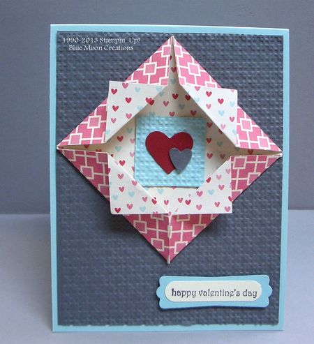 More Amore Origami Shadow Box - Stamping With Blue Moon Creations