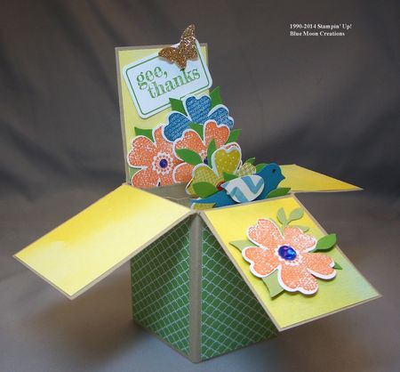Flower Shop Card in a Box - Stamping With Blue Moon Creations