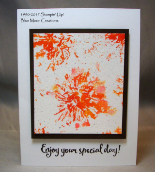 Watercolor Stamping using Flowers Watercolor Stamping using Flowers
